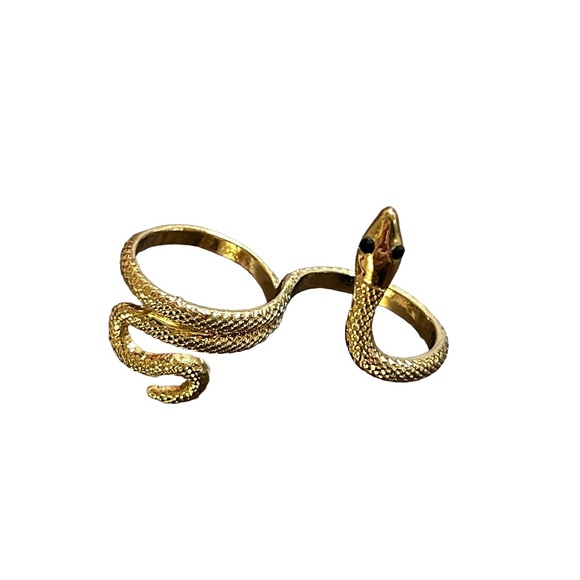 SOLD Aldo gold snake double ring - Picture 1 of 2